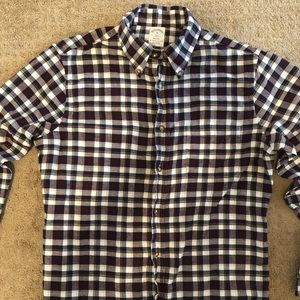 Brooks Brothers Regent plaid flannel button down